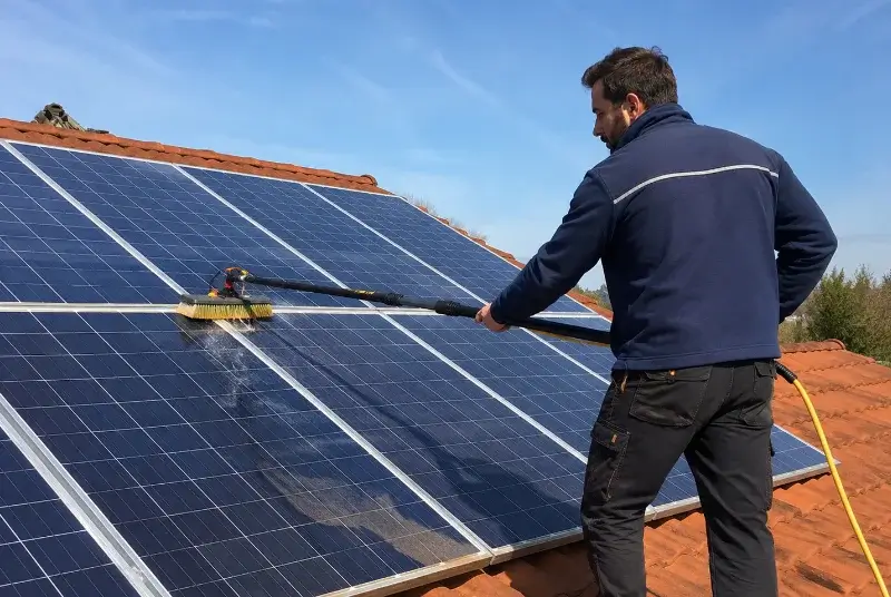Nettoyage et entretien de panneaux solaires à Larré